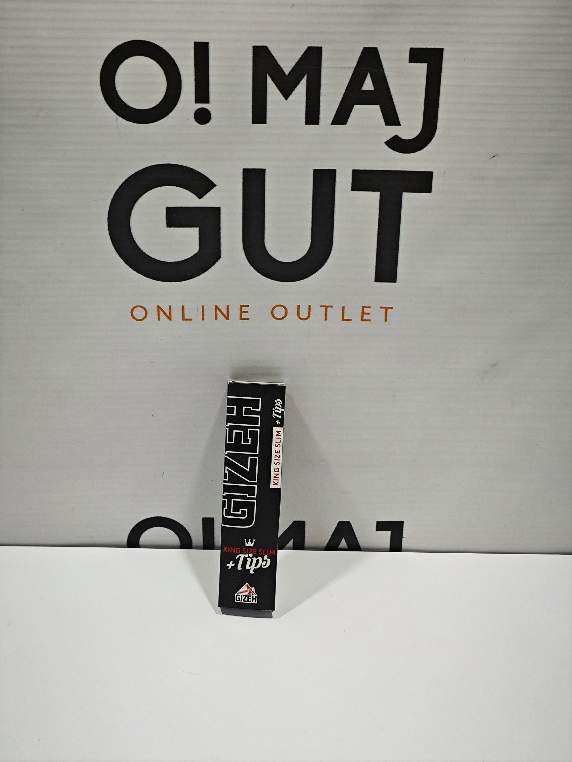 Bletka Gizeh King Size Slim Bezsmakowy 20 Szt.