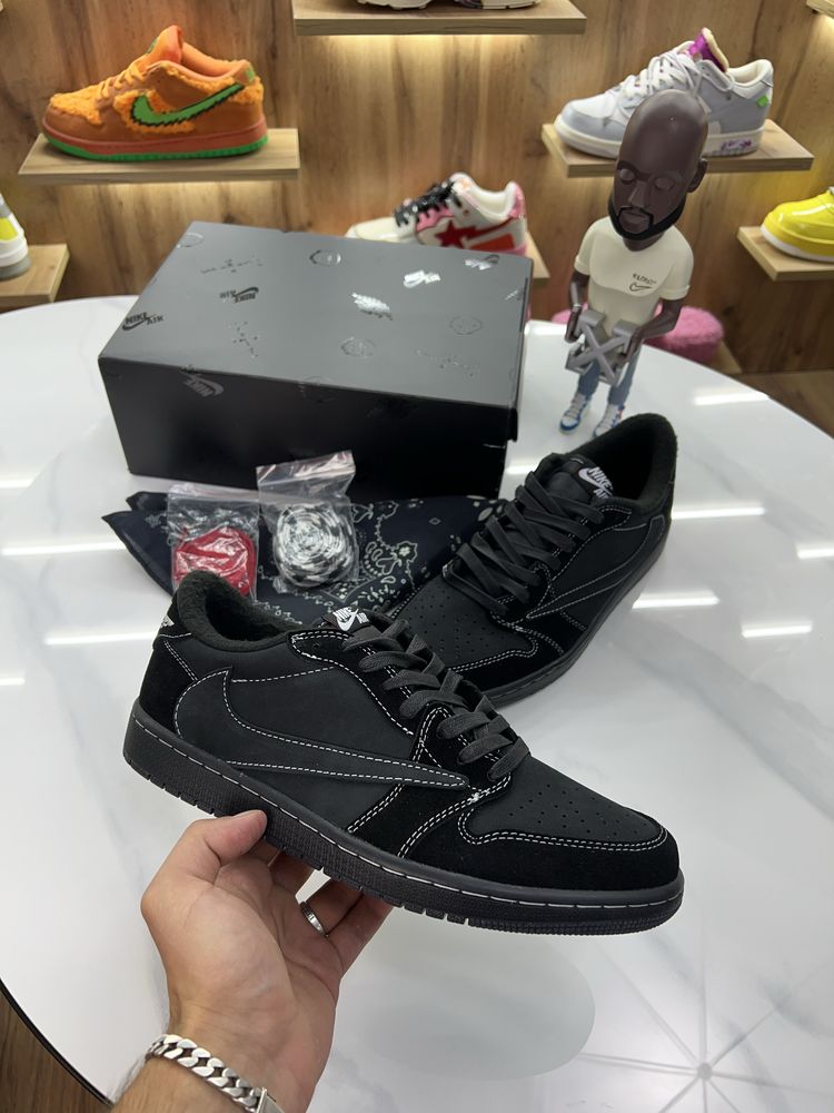 Кросівки Nike Air Jordan 1 low x Travis Scott “Phantom”