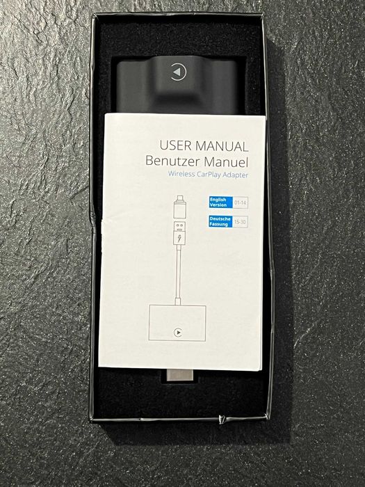 Carplay bezprzewodowy adapter Android Auto Bluetooth USB-C iOS Apple