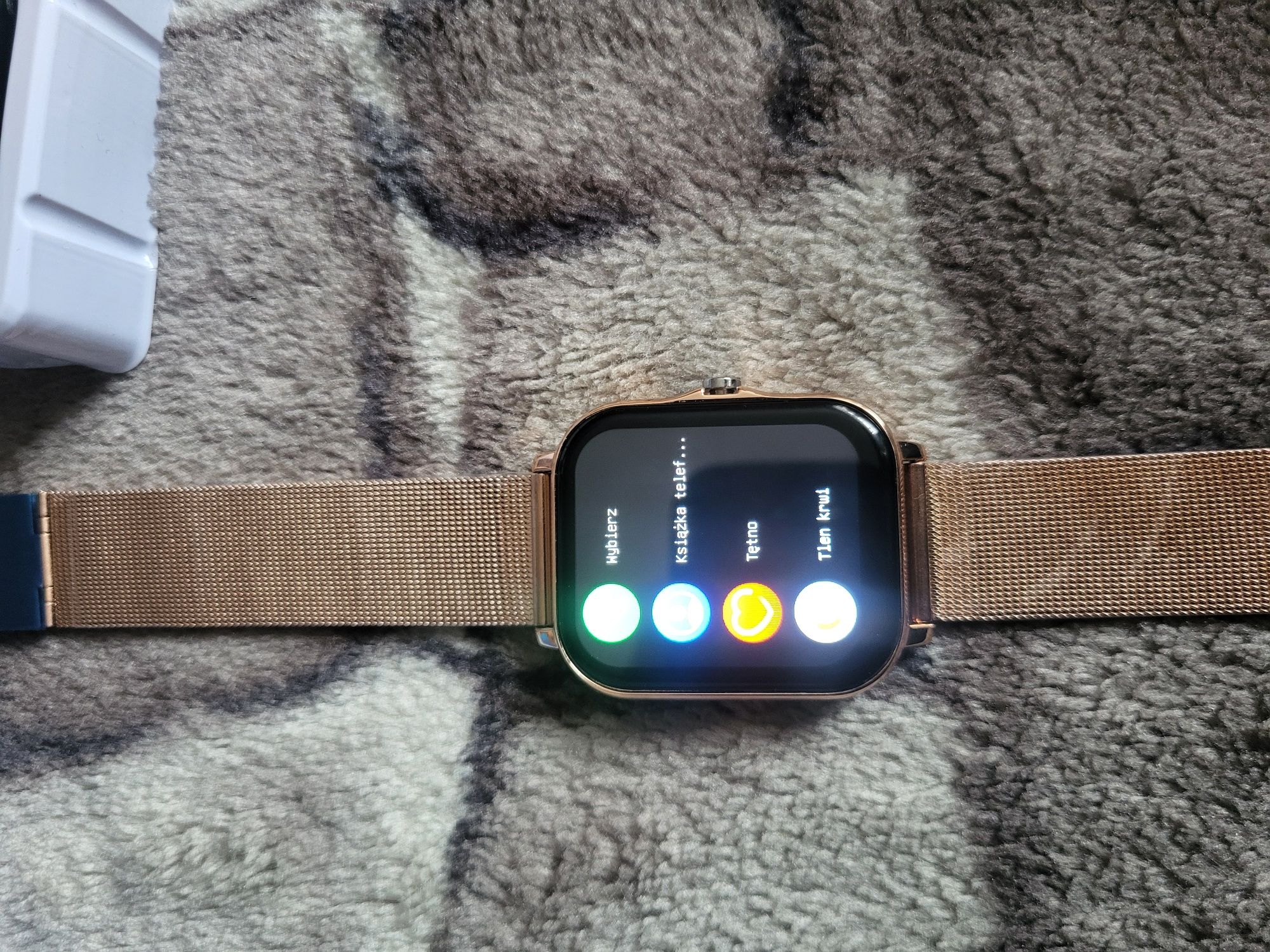 Smart watch Ligę PL menu