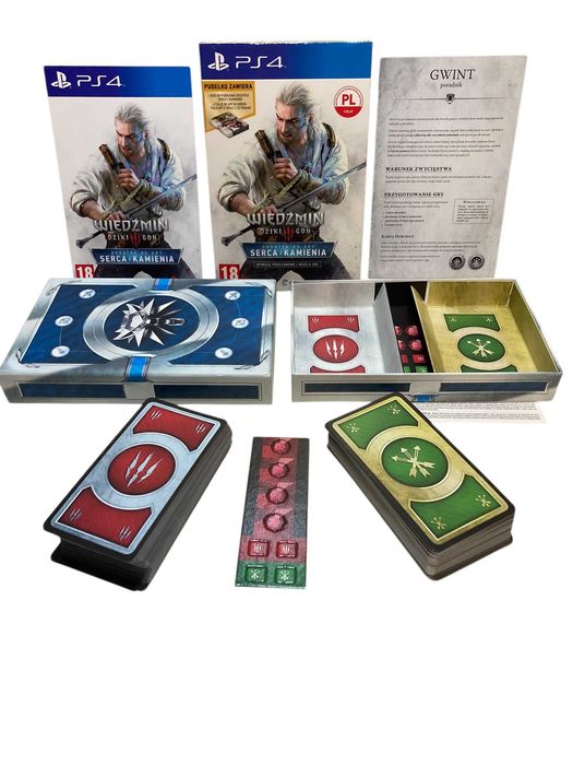 Karty do Gry w Gwinta ( Wiedźmin III Dziki Gon - Serca z Kamienia ) PL