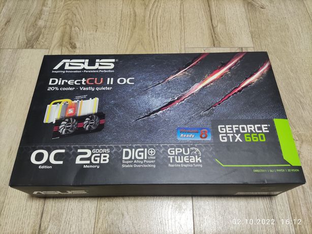 Відеокарта Asus Nvidia GeForce 660 OC