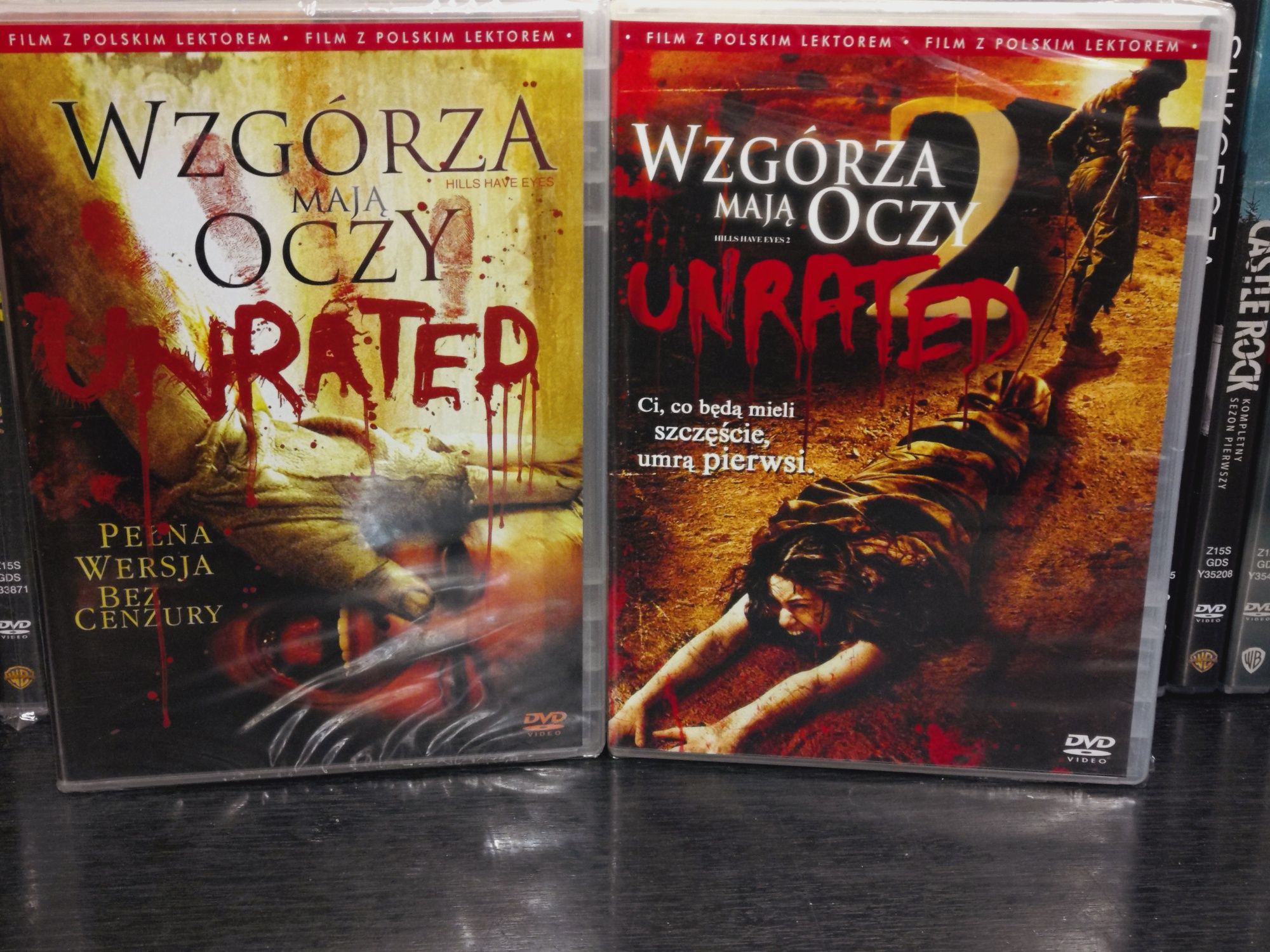 Wzgórza mają oczy 1+2 DVD nowe, folia