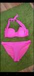 Dwuczęściowy strój kąpielowy bikini różowy