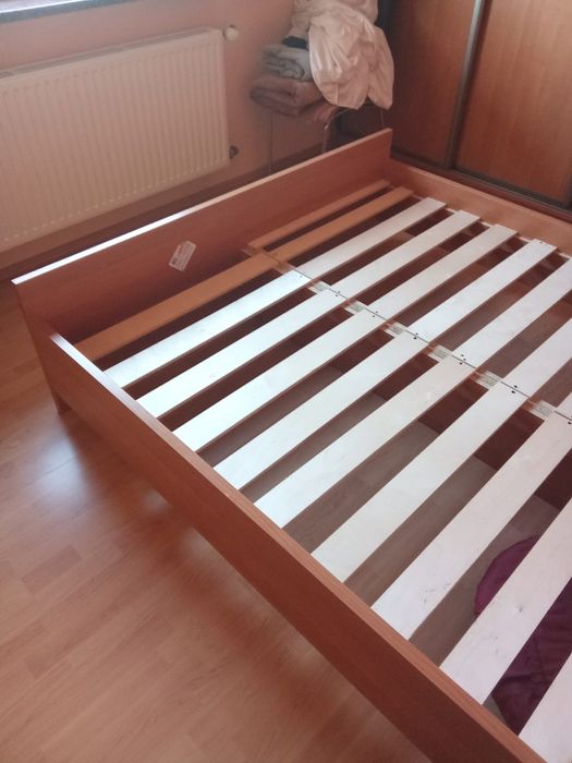 Łóżko 160 cm, stelaż, materac, łóżko do sypialni
