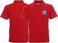 Koszulka Polo męska Państwowe Ratownictwo Medyczne czerwona (m)