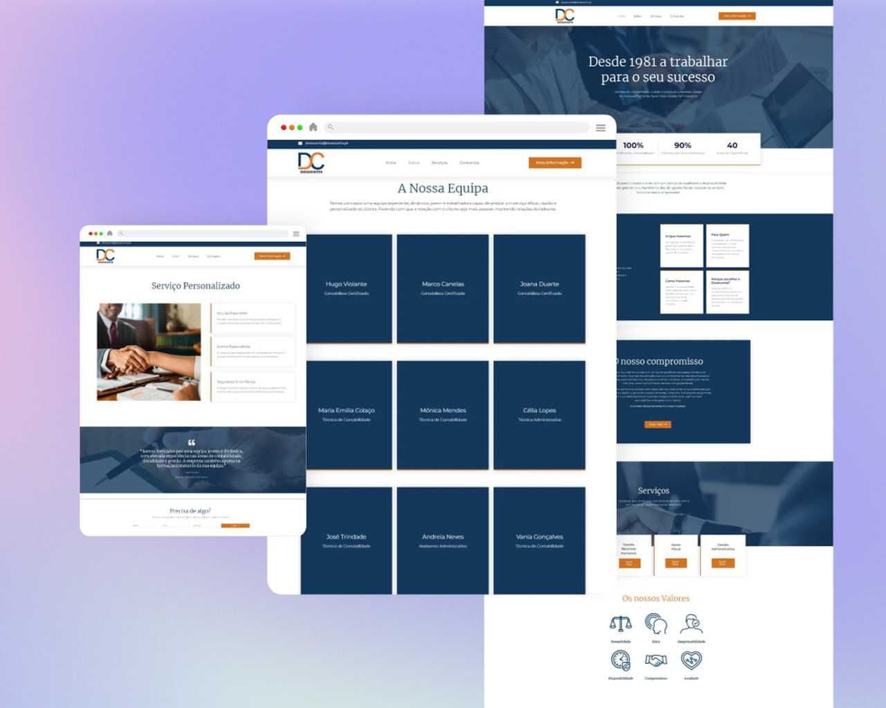 Criação de Websites e Landing Pages Profissionais
