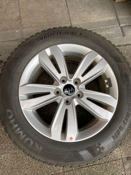 Alufelgi z czujnikami, opony zimowe Kia Sportage 2017
