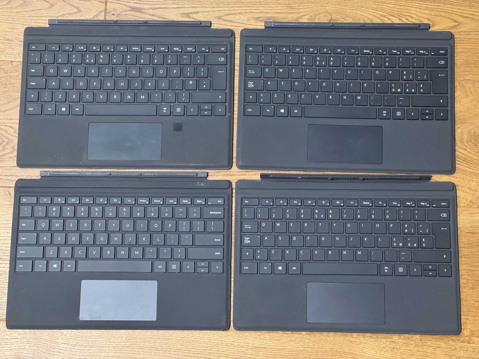 4x klawiatura Microsoft Surface Pro Type Cover 3x 1725 + 1x 1755