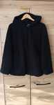 Czarny polar miś Bluza z kieszeniami kapturem H&M Rozmiar L