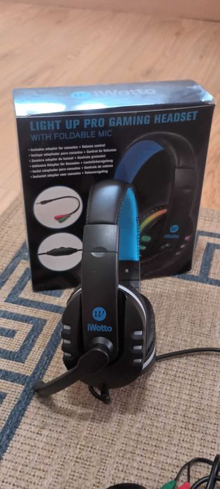 Fones Light Up Pro Gaming Headset