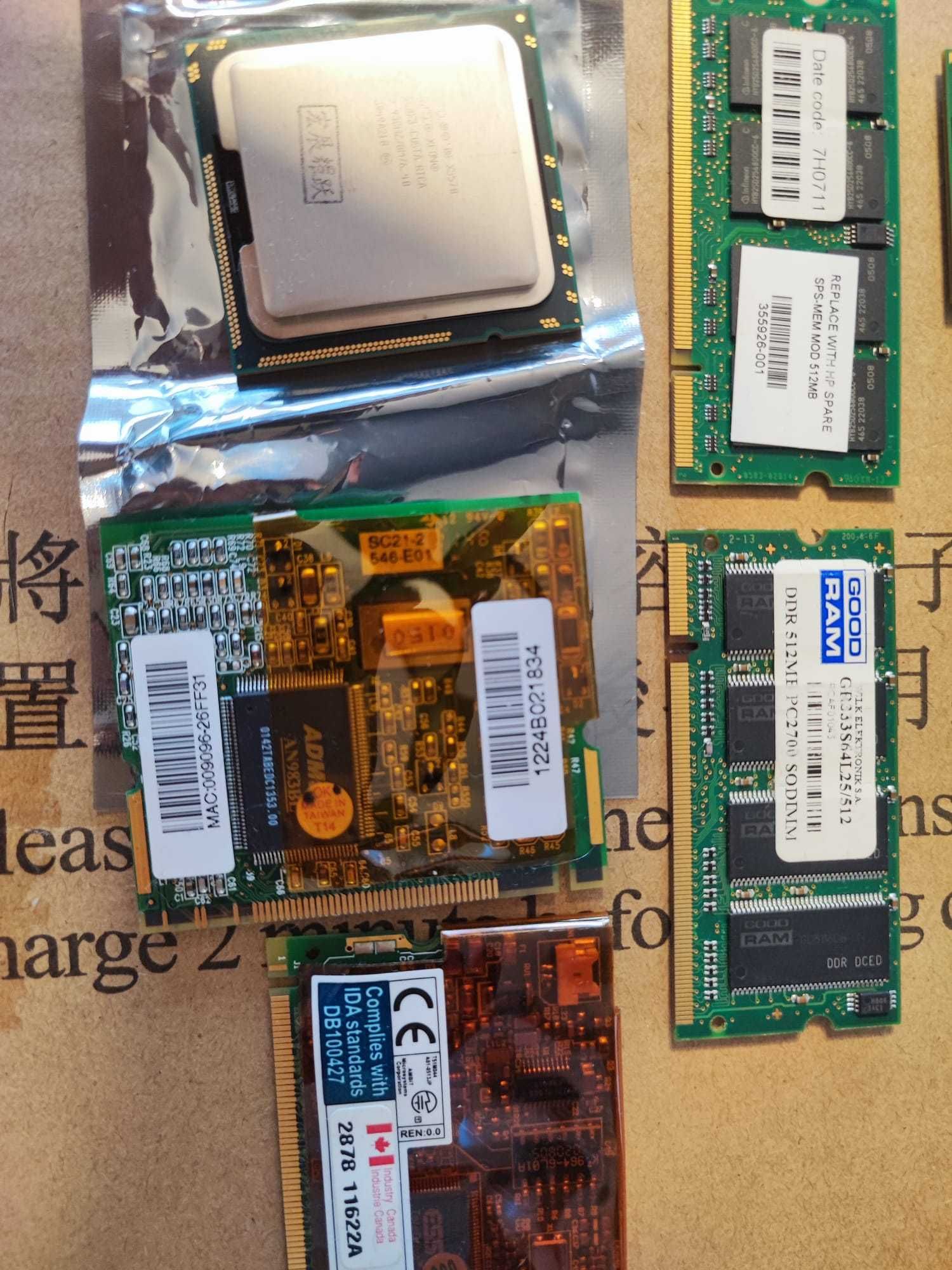 Części Retro PC RAM i Procesory RETRO