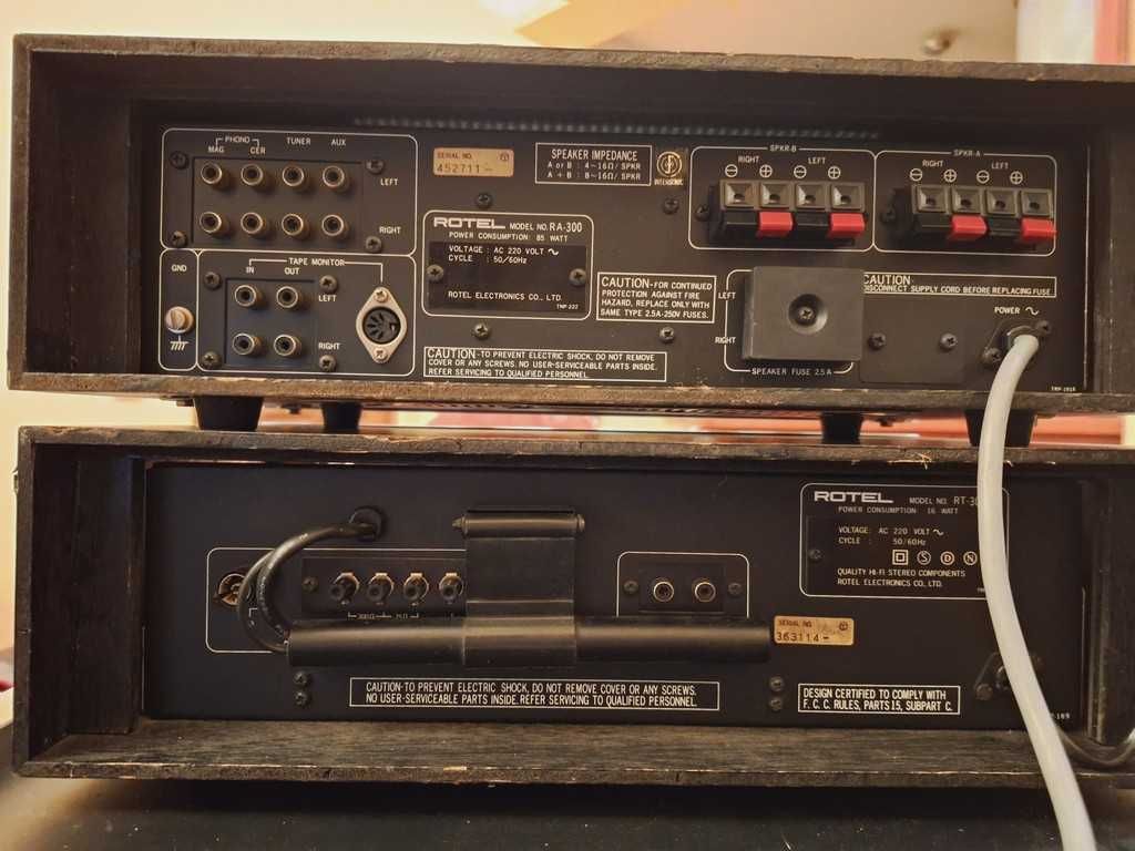 ROTEL RA-300 wzmacniacz + tuner RT-300 ROTEL