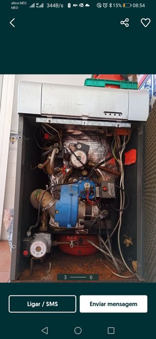 Vende máquina de aquecimento a gasóleo marca domusca a trabalhar sem q