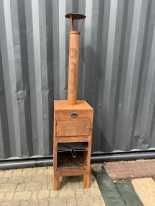 Grill Kominek ogrodowy piec do pizzy , stal Corten Blumill NL.