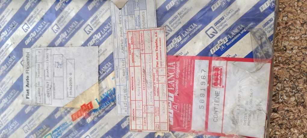 Kit juntas originais Fiat, Lancia HF turbo