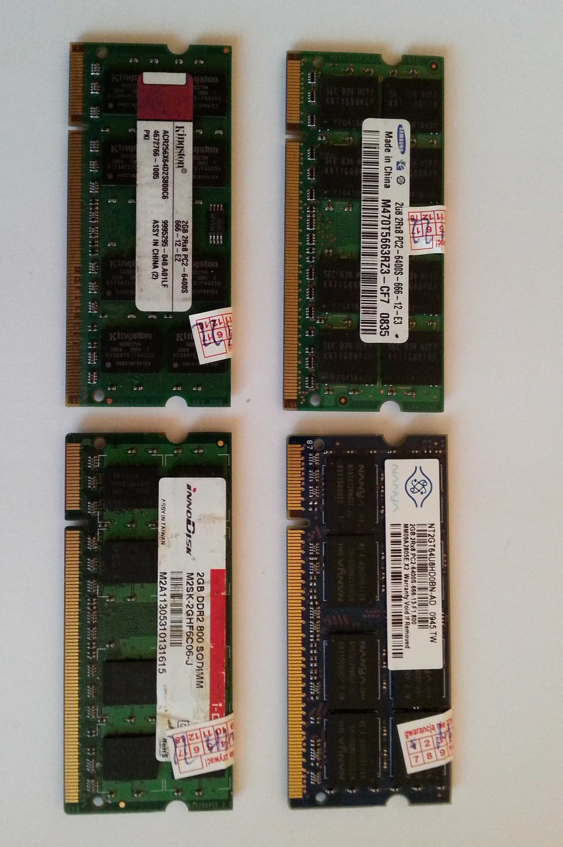 Stan idealny,test przed zakupem-DDR3 4GB-SODIMM.Polecam.1,35-1,5V