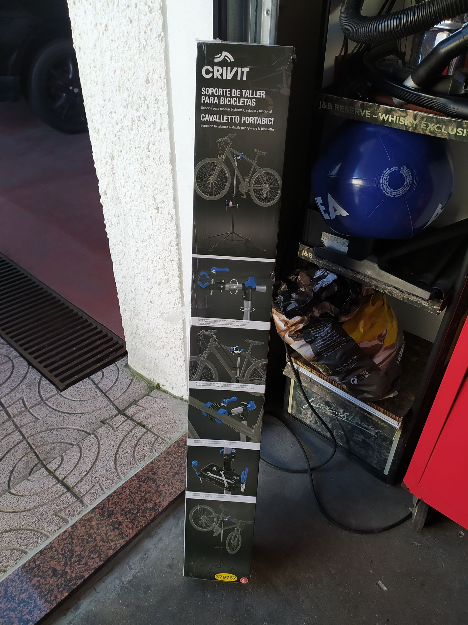 Suporte para manutenção de bicicleta