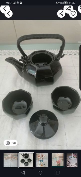 Peças antigas de decoração 
Conjuntos de café
Valores entre os 6€/3€/2