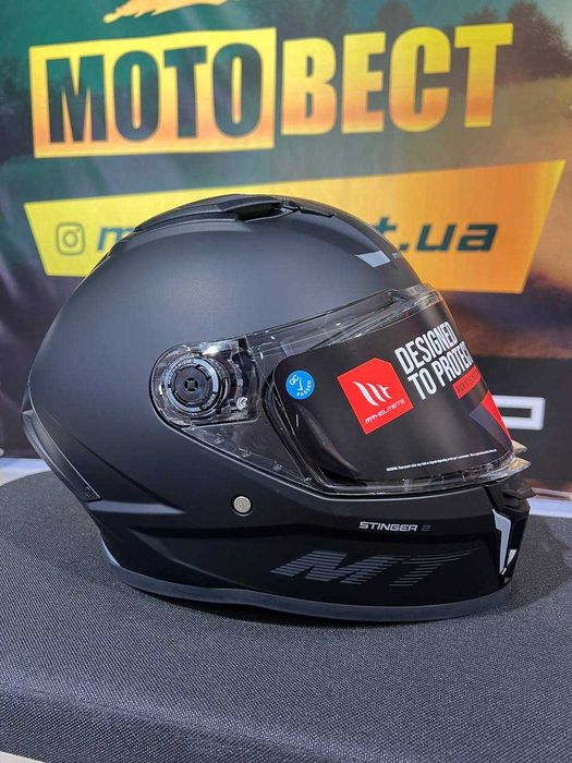 Мотошолом Шолом MT Stinger 2 Black MATT