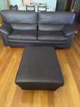 Sofa de sala com oferta puffe.