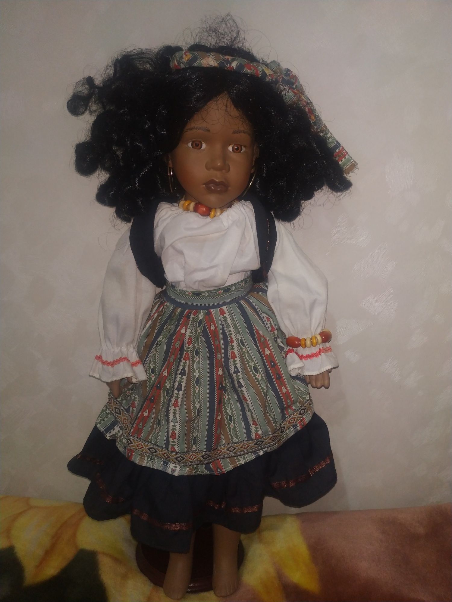 Кукла африканка старинная