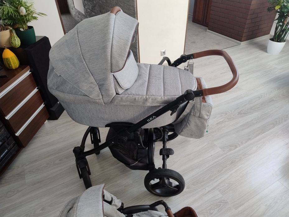 Wózek Bebetto Luca 3w1 gondola/spacerówka/ fotelik recaro isofix