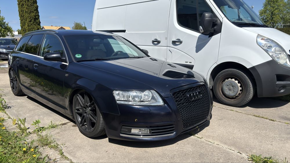 Audi A6 C6 kompletny przód maska zderzak lampy blotnikk