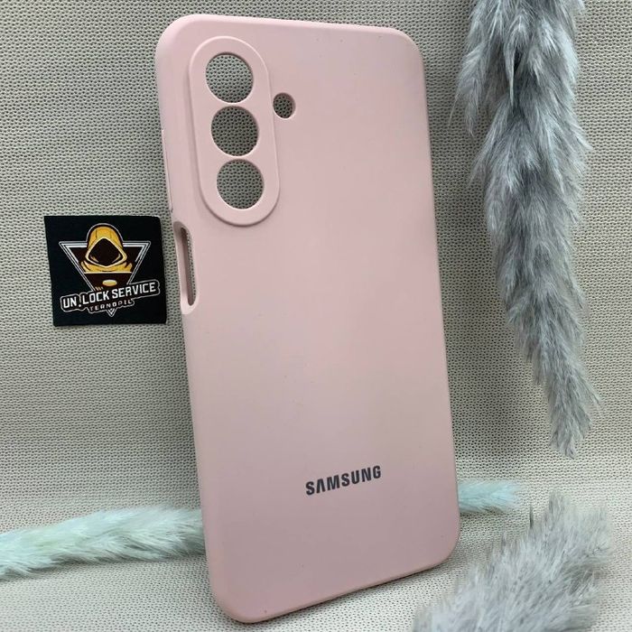 Топ! Samsung A17 с логотипом Противоударный чехол софт тач все модели