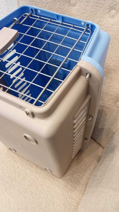 Box transporte de animais Azul