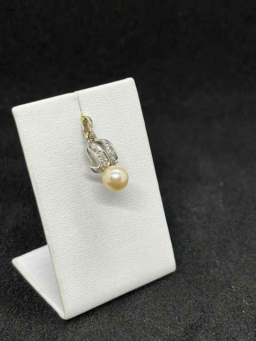 Złota zawieszka pr 583 1,12g z perłą