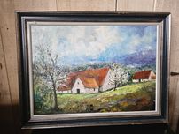 Obraz wiosna malowany na płótnie 83x63 cm # 1537 Stylowy Węgrów