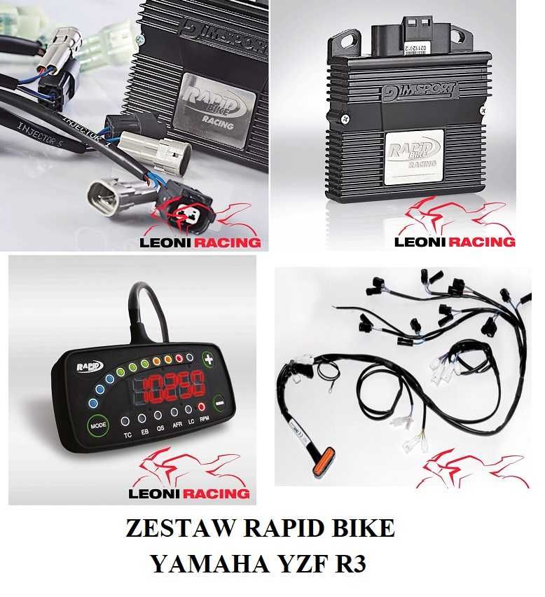 ZESTAW RAPID BIKE YAMAHA YZF R3 / tor torówka / quickshifter power