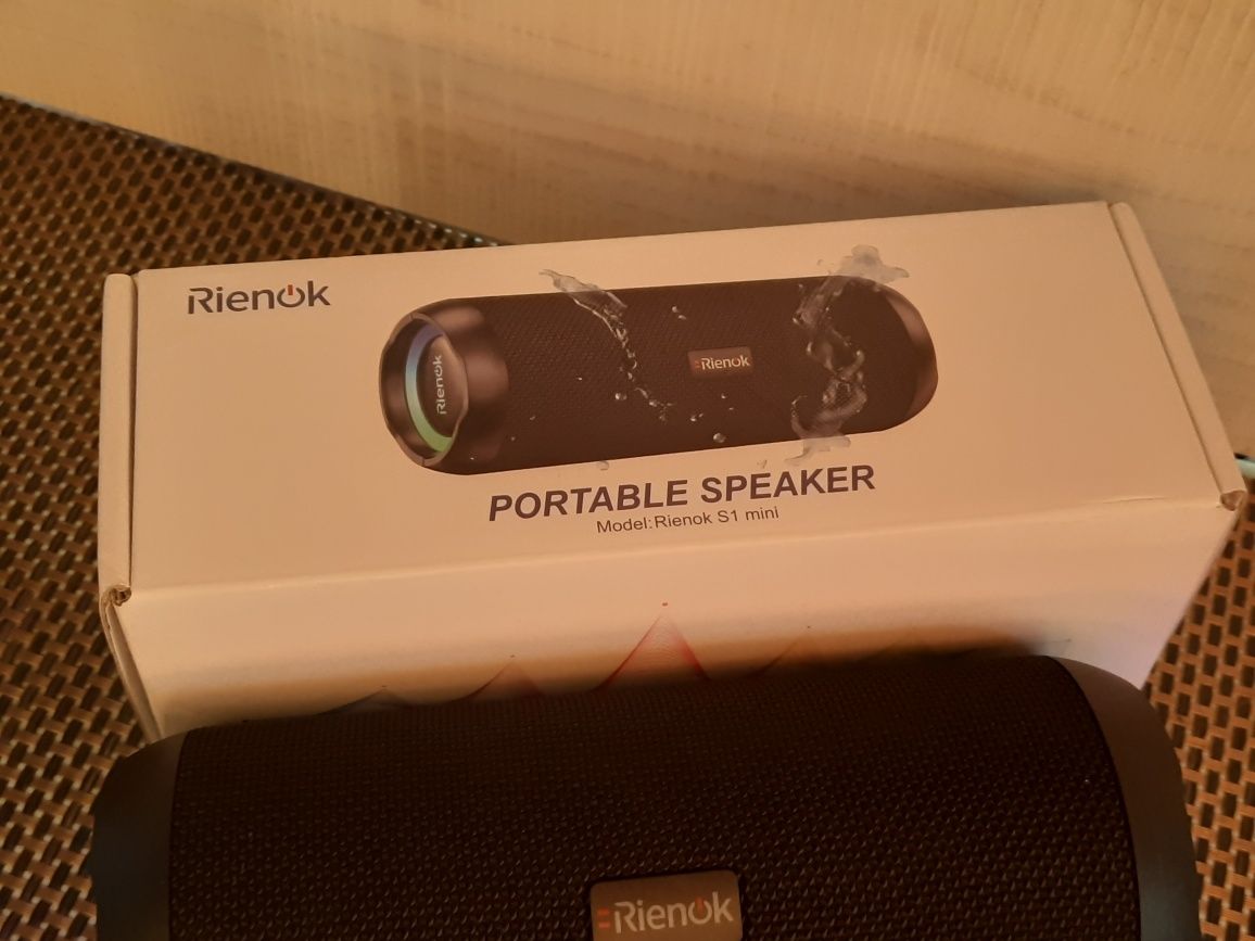 Портативна блютуз  Bluetooth колонка 30ват  Rienok S1 mini
