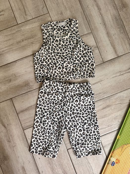 Zara топ і велосипедки комплект
