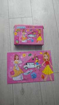 puzzle 60 5+ lalki księżniczki barbie