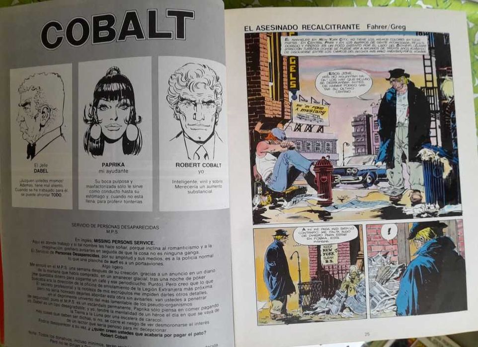 Primeiras sete revistas do Calibre 38