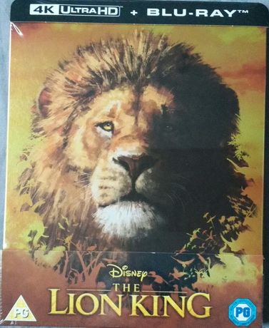 "Król Lew" / "Lion King" 2019 4K UHD / Blu-Ray STEELBOOK UK bez PL