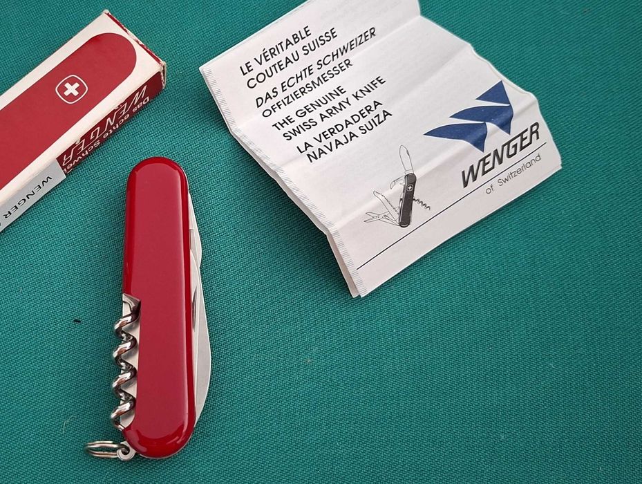 Wenger Delemont de duas camadas, vintage, com caixa original - NOVO