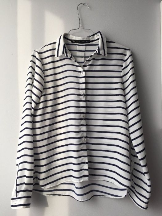 koszula zara marynarskie paski