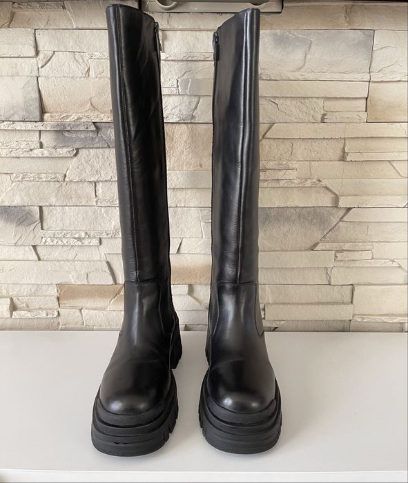 Kozaki skórzane BADURA NOWE rozmiar 38