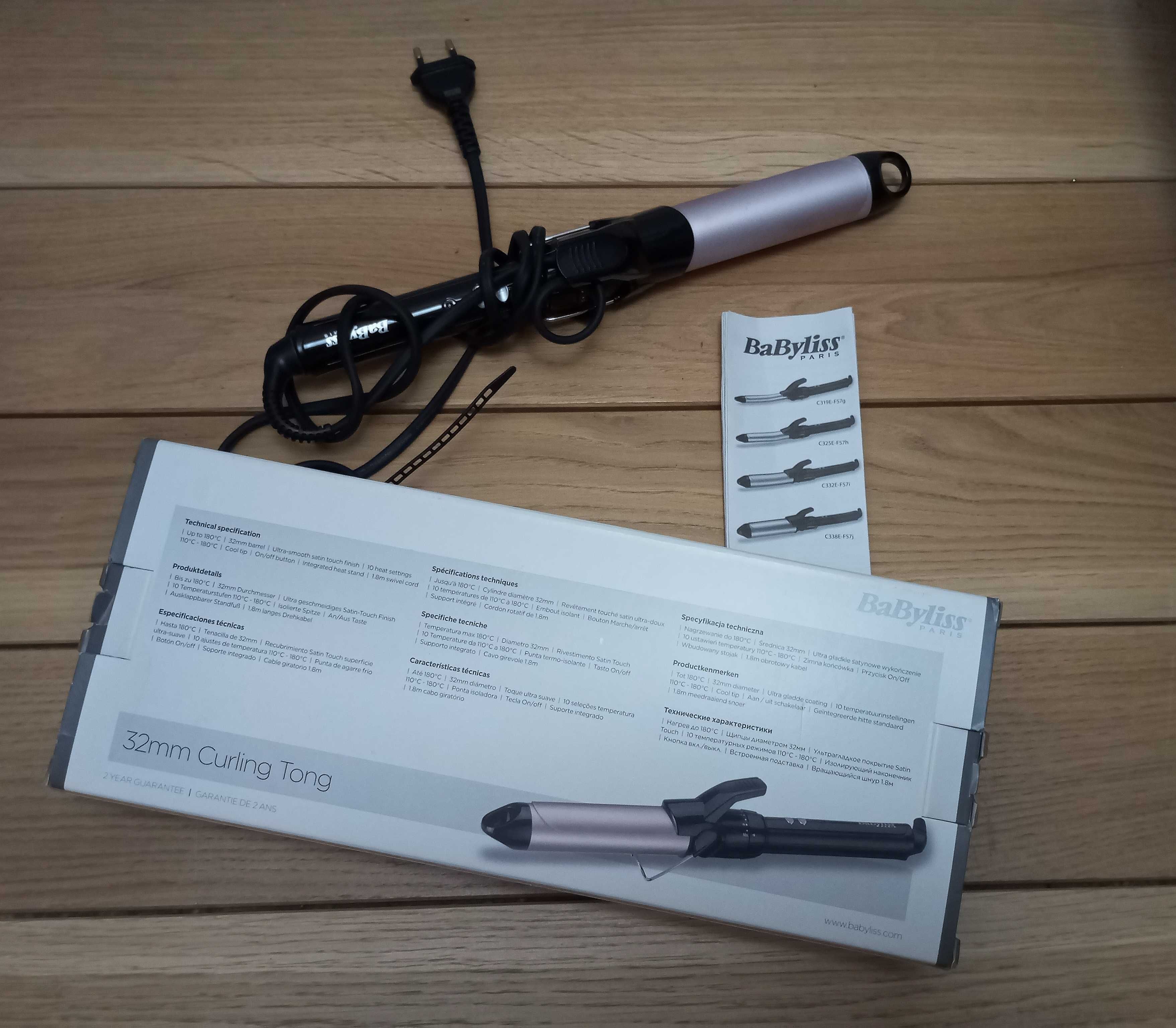 Nowa lokówka do włosów BaByliss 32mm Curling Tong