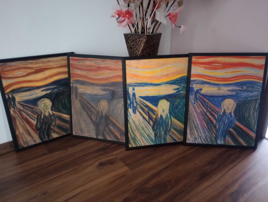 Obraz na płótnie ,Krzyk, Skrik, Edvard Munch, 50x40