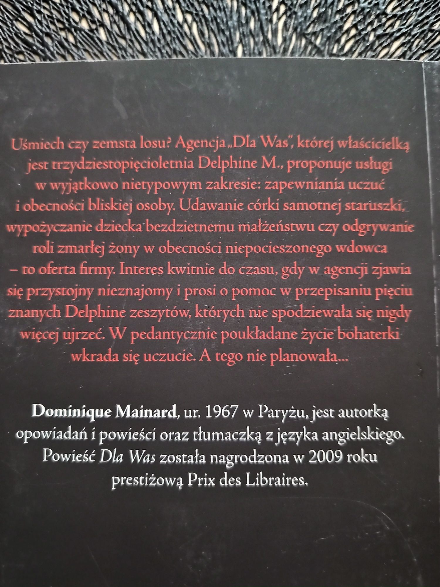 Książka "Dla Was" Dominique Mainard
