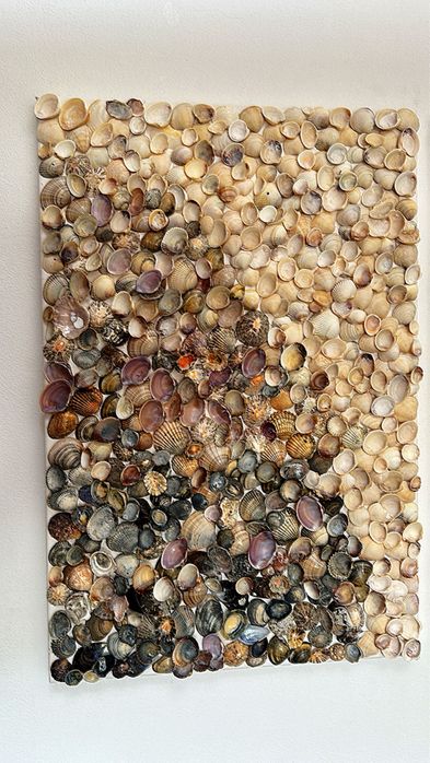 Telas de conchas .Faço sobre encomenda.