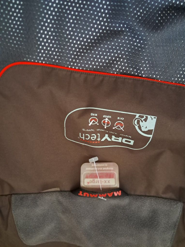 mammut dry tech курточка