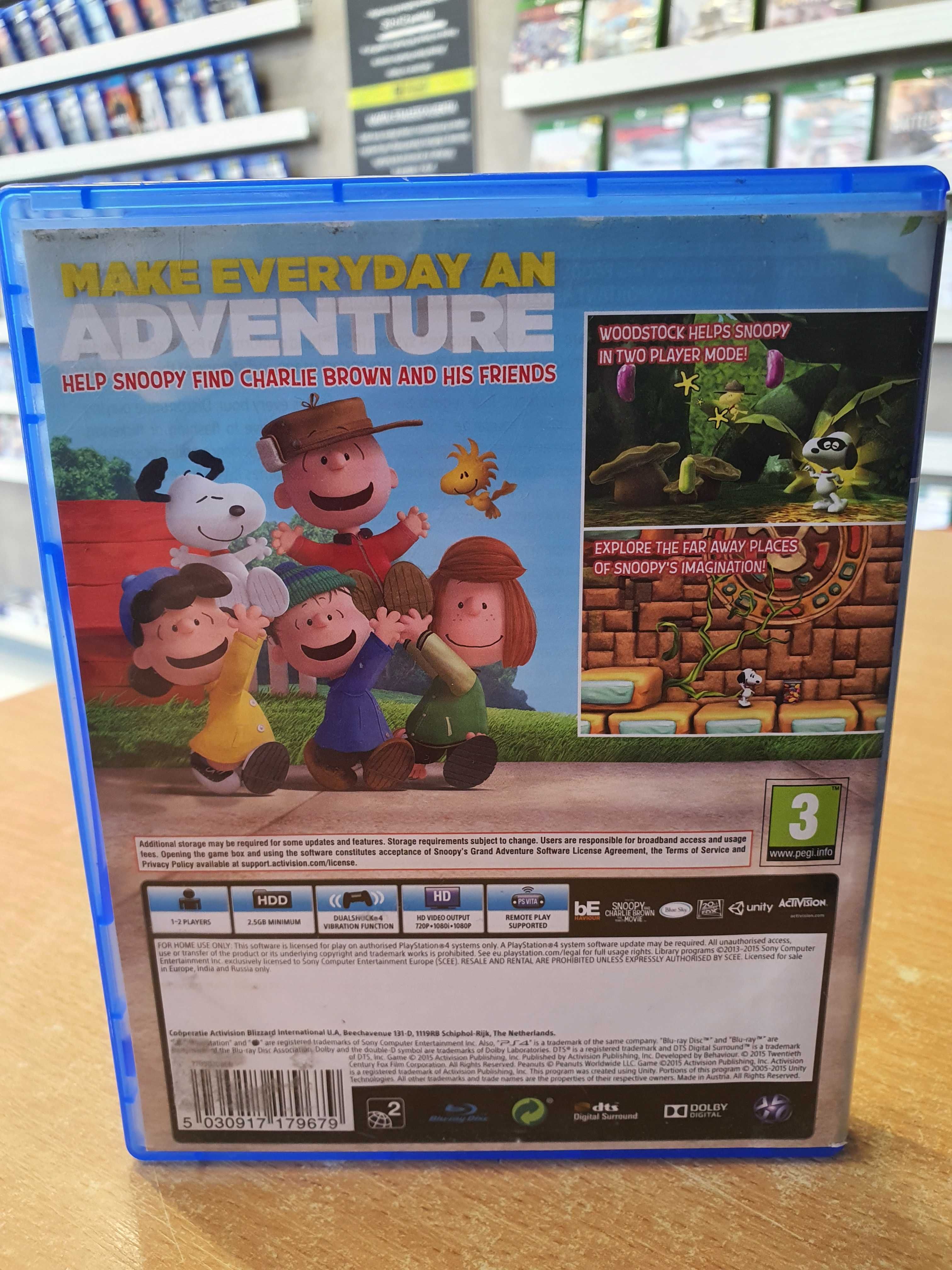 The Peanuts Movie Snoopy's Grand Adventure PS4 Lara Games