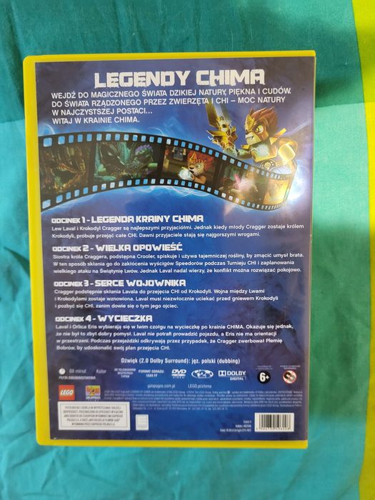 12 płyt DVD Lego Ninjago Rok Węży, Chima, Ben 10, Star Wars