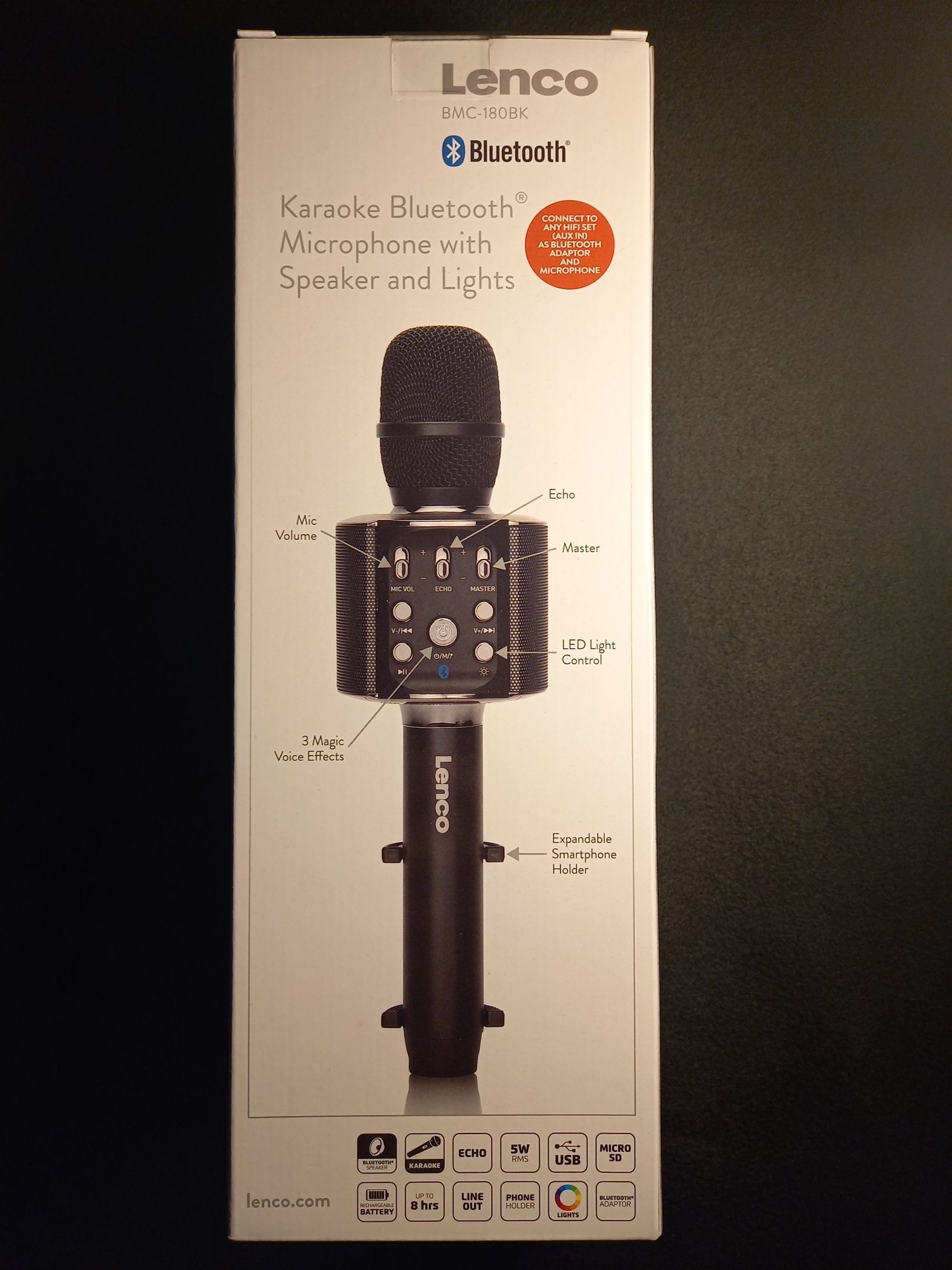mikrofon bezprzewodowy do karaoke na bluetooth