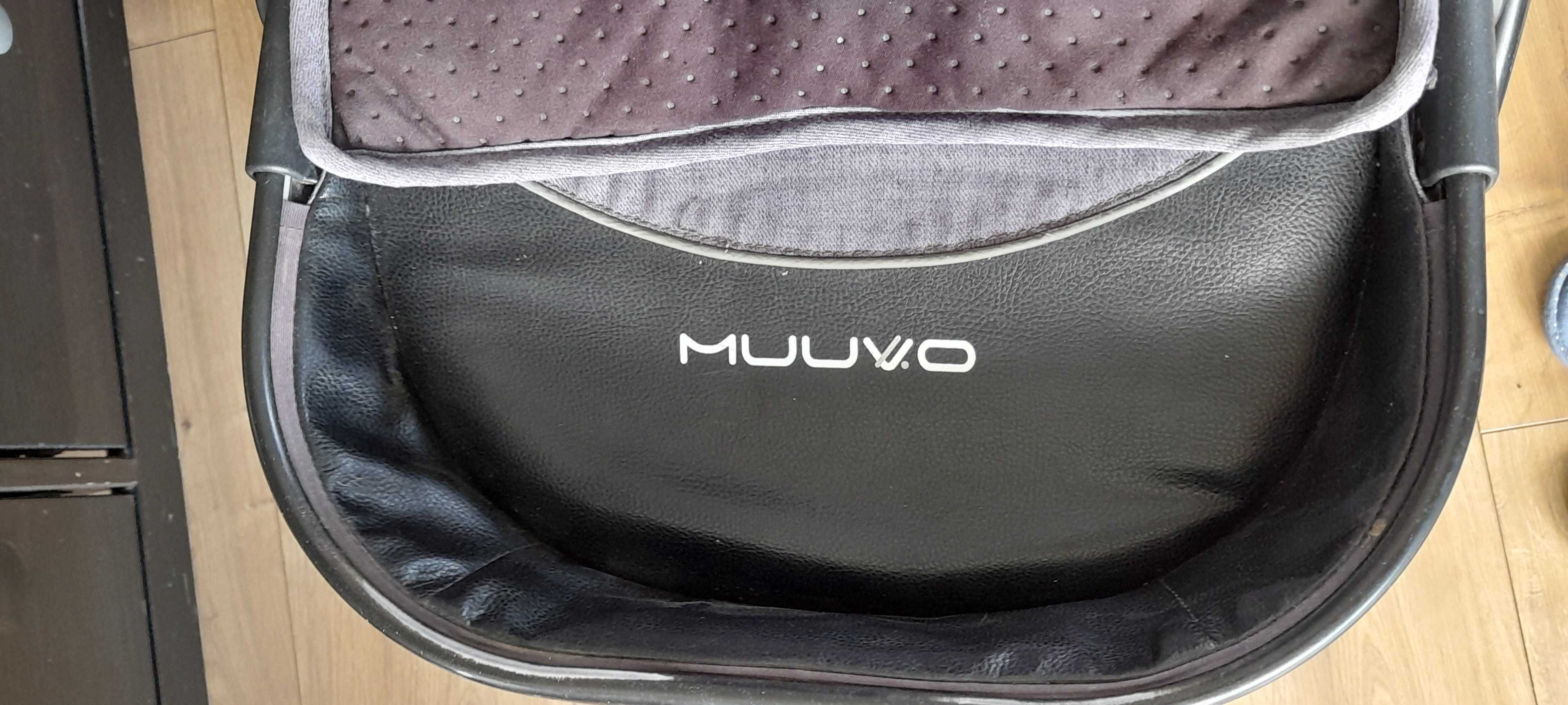 Wozek spacerowy plus gondola MUUVO QUICK 2.0  POPIELATY